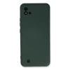 Realme C11 2021 Kılıf Nano İçi Kadife Silikon - Koyu Yeşil