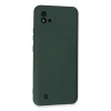 Realme C11 2021 Kılıf Nano İçi Kadife Silikon - Koyu Yeşil