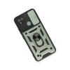Realme C11 2021 Kılıf Pars Lens Yüzüklü Silikon - Yeşil