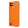Realme C21 Kılıf Nano İçi Kadife Silikon - Turuncu