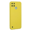 Realme C25y Kılıf Nano İçi Kadife Silikon - Sarı