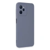 Realme C35 Kılıf Nano İçi Kadife Silikon - Gri