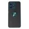 Realme C53 Kılıf Montreal Yüzüklü Silikon Kapak - Yeşil