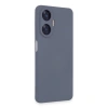Realme C55 Kılıf Nano İçi Kadife Silikon - Gri