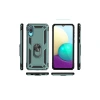 Samsung Galaxy A02 Kılıf Sofya Yüzüklü Silikon Kapak - Yeşil