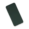 Samsung Galaxy A03s Kılıf Nano İçi Kadife Silikon - Koyu Yeşil
