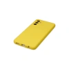 Samsung Galaxy A04s Kılıf Nano İçi Kadife Silikon - Sarı
