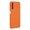 Samsung Galaxy A04s Kılıf Nano İçi Kadife Silikon - Turuncu