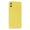 Samsung Galaxy A05 Kılıf Nano İçi Kadife Silikon - Sarı