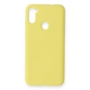 Samsung Galaxy A11 Kılıf Nano İçi Kadife Silikon - Sarı