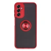 Samsung Galaxy A14 4g Kılıf Montreal Yüzüklü Silikon Kapak - Kırmızı