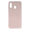 Samsung Galaxy A20 Kılıf Nano İçi Kadife Silikon - Pudra