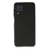 Samsung Galaxy A22 Kılıf First Silikon - Siyah