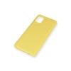 Samsung Galaxy A51 Kılıf Nano İçi Kadife Silikon - Sarı