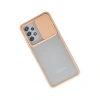 Samsung Galaxy A52 Kılıf Palm Buzlu Kamera Sürgülü Silikon - Pembe