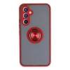 Samsung Galaxy A54 5g Kılıf Montreal Yüzüklü Silikon Kapak - Kırmızı