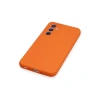 Samsung Galaxy A54 5g Kılıf Nano İçi Kadife Silikon - Turuncu