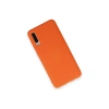 Samsung Galaxy A70 Kılıf Nano İçi Kadife Silikon - Turuncu