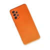 Samsung Galaxy A72 Kılıf Nano İçi Kadife Silikon - Turuncu