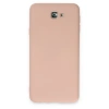 Samsung Galaxy J7 Prime Kılıf Nano İçi Kadife Silikon - Pudra