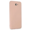 Samsung Galaxy J7 Prime Kılıf Nano İçi Kadife Silikon - Pudra