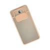 Samsung Galaxy J7 Prime Kılıf Palm Buzlu Kamera Sürgülü Silikon - Pembe