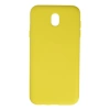 Samsung Galaxy J7 Pro / J730 Kılıf Nano İçi Kadife Silikon - Sarı