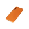 Samsung Galaxy M14 5g Kılıf Nano İçi Kadife Silikon - Turuncu
