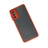 Samsung Galaxy M52 5g Kılıf Montreal Silikon Kapak - Kırmızı