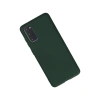 Samsung Galaxy S20 Kılıf Nano İçi Kadife Silikon - Koyu Yeşil
