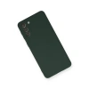 Samsung Galaxy S21 Plus Kılıf Nano İçi Kadife Silikon - Koyu Yeşil