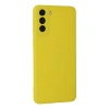 Samsung Galaxy S21 Plus Kılıf Nano İçi Kadife Silikon - Sarı