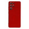 Samsung Galaxy S21 Ultra Kılıf Nano İçi Kadife Silikon - Kırmızı