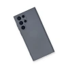 Samsung Galaxy S22 Ultra Kılıf Nano İçi Kadife Silikon - Gri