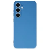 Samsung Galaxy S24 Fe Kılıf Nano İçi Kadife Silikon - Mavi