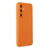 Samsung Galaxy S24 Kılıf Nano İçi Kadife Silikon - Turuncu
