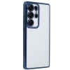 Samsung Galaxy S24 Ultra Kılıf Razer Lensli Silikon - Lacivert