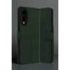 Samsung Galaxy S25 Edge Trend S Plus Kapaklı Kılıf - Koyu Yeşil