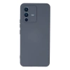 Vivo V23 5g Kılıf Nano İçi Kadife Silikon - Gri