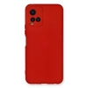 Vivo Y21s Kılıf Nano İçi Kadife Silikon - Kırmızı