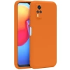 Vivo Y53s Kılıf Nano İçi Kadife Silikon - Turuncu