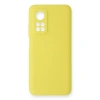 Xiaomi Mi 10t Kılıf Nano İçi Kadife Silikon - Sarı