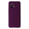 Xiaomi Mi 11 Kılıf First Silikon - Mürdüm