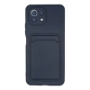 Xiaomi Mi 11 Kılıf Kelvin Kartvizitli Silikon - Lacivert