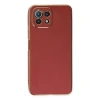 Xiaomi Mi 11 Lite Kılıf Volet Silikon - Kırmızı