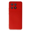 Xiaomi Poco X6 Pro Kılıf Nano İçi Kadife Silikon - Kırmızı