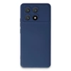 Xiaomi Poco X6 Pro Kılıf Nano İçi Kadife Silikon - Lacivert