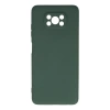 Xiaomi Pocophone X3 Kılıf Nano İçi Kadife Silikon - Koyu Yeşil