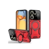 Xiaomi Redmi 13c Kılıf Joy Lens Standlı Kapak - Kırmızı