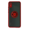 Xiaomi Redmi 9a Kılıf Montreal Yüzüklü Silikon Kapak - Kırmızı